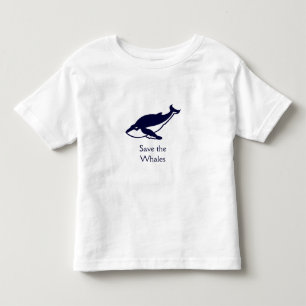 Retten Sie die Wale Kleinkind T-shirt