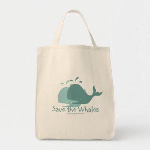 Retten Sie die Wale, Taschen-Tasche Tragetasche