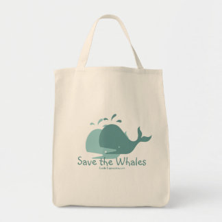 Retten Sie die Wale, Taschen-Tasche Tragetasche