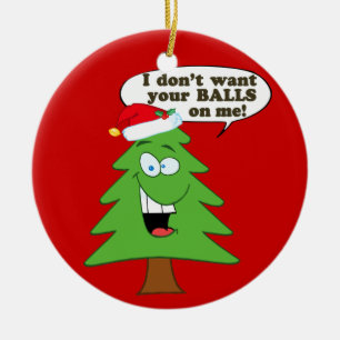 Retten Sie die Weihnachtsbäume! Keramikornament