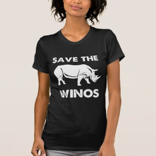 Retten Sie die Winos mit Nashorn T-Shirt
