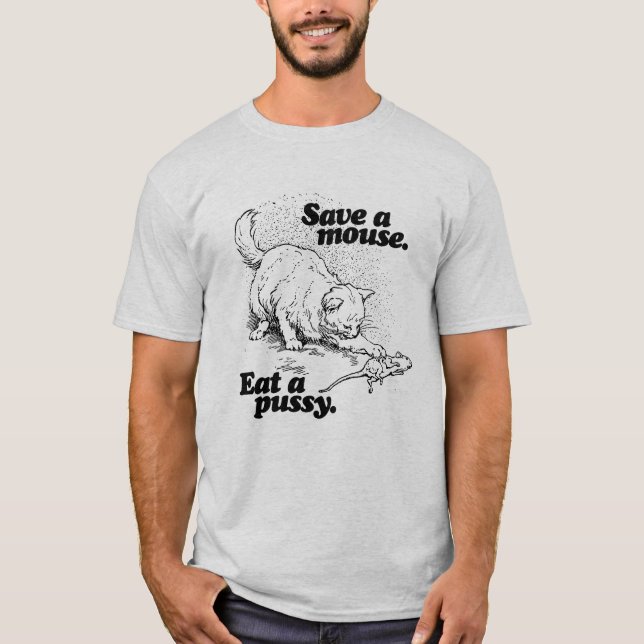 RETTEN SIE EINE MAUS - .PNG T-Shirt (Vorderseite)