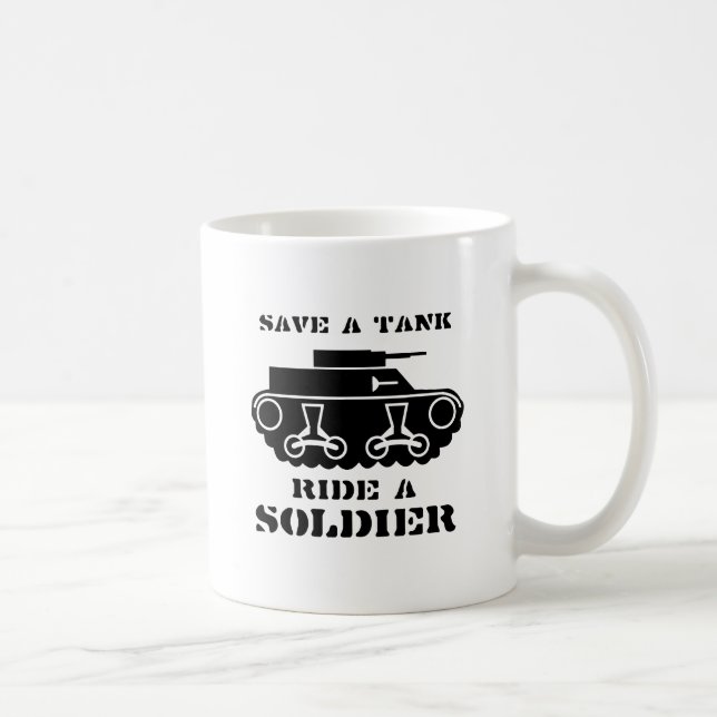 RETTEN SIE EINEN BEHÄLTER. REITEN SIE EINEN KAFFEETASSE (Rechts)