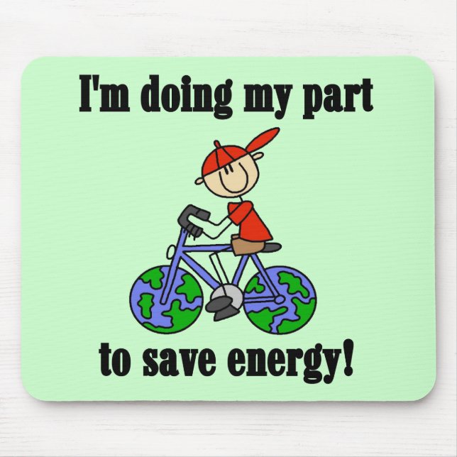 Retten Sie Energie Klimat-shirts und Geschenke Mousepad (Vorne)