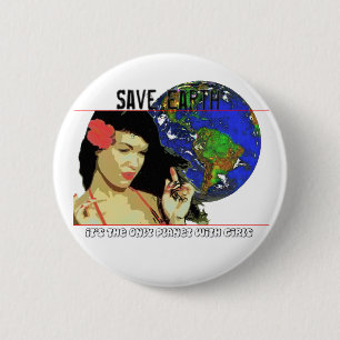 Retten Sie Erde, die es der einzige Planet mit Button