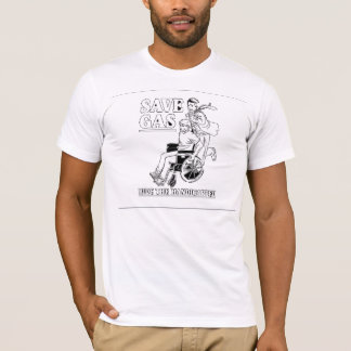 Retten Sie Gas Fahrt das Handicaped T-Shirt