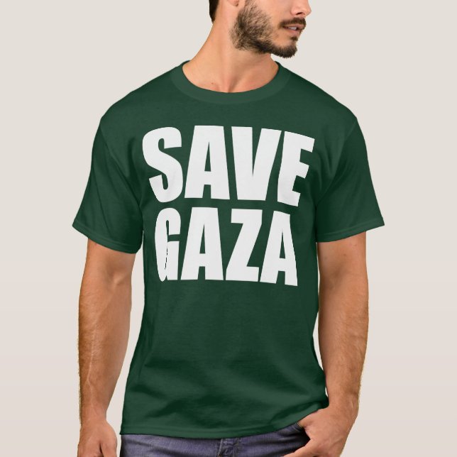 RETTEN Sie GAZA-Dunkelheits-T - Shirt (Vorderseite)