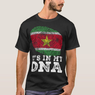 Retten Sie It_s in meiner DNS-Suriname-Flag Finger T-Shirt