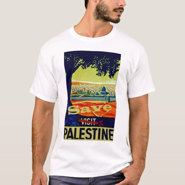 Retten Sie Palästina T-Shirt (Vorderseite)