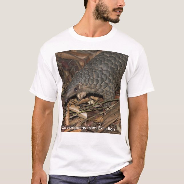 Retten Sie Pangolins vom Löschungs-T - Shirt (Vorderseite)
