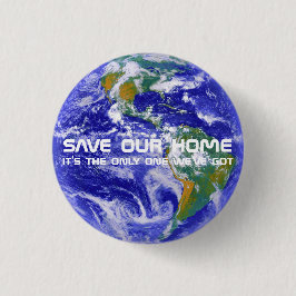 Retten Sie Planeten-Erdplanetenphotographie Button