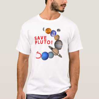 Retten Sie Pluto (Solarsystem) T-Shirt