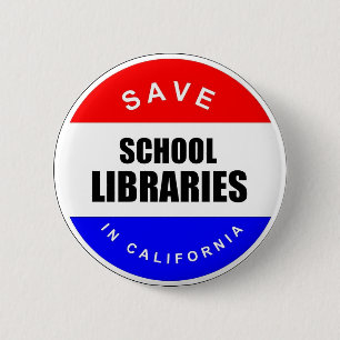 Retten Sie Schulbibliotheken in Kalifornien Button