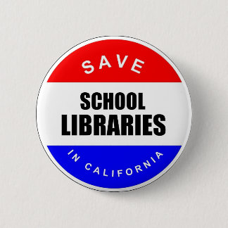 Retten Sie Schulbibliotheken in Kalifornien Button
