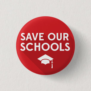 Retten Sie unsere Schulen Button