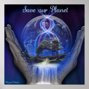 Retten Sie unseren Planeten Poster