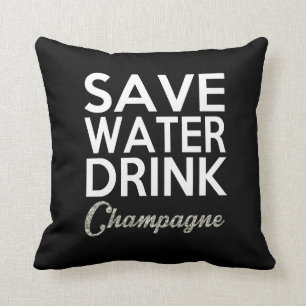 Retten Sie Wasser-Getränk-Champagne-Kissen Kissen