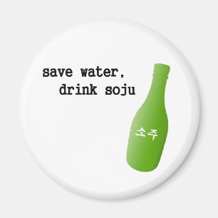 Retten Sie Wasser, Getränk Soju! Magnet