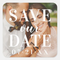 Retten unser Date White Overlay Wedding Foto Custo