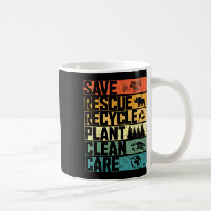 Rettend Bienen retten Tiere Pflanze Bäume saubere Kaffeetasse