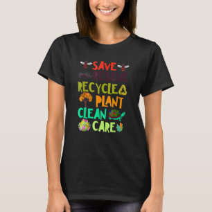 Rettend Bienenrettungstiere Recycelte Plastics Ear T-Shirt