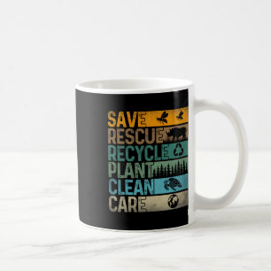 Rettend Bienenrettungstiere Recycelte Plastik-Fun- Kaffeetasse