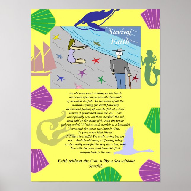 Rettend Glaube Poster (Vorne)