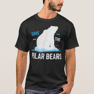 Rettend Polarbären Sweatshirt Tier Vintag Retro G T-Shirt