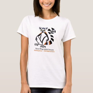 Rettend RingschwanzlEMURS - Madagaskar - gefährdet T-Shirt