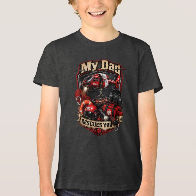 Retter Tri-Blend Shirt (Vorderseite)