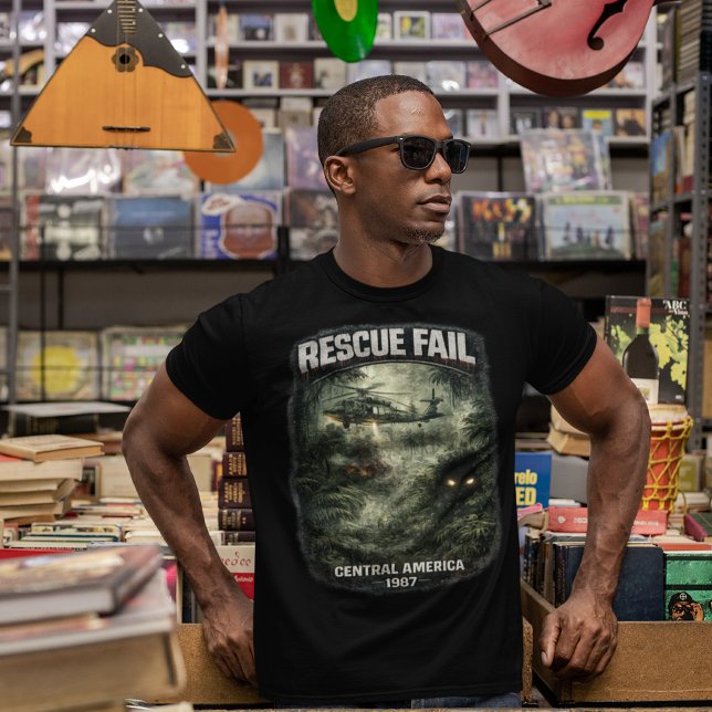 Retter Versagen Männer dunkles T-Shirt (There’s something out there waiting for us… and it ain’t no man.)