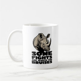 Rettet-das-Nashorn-Widerstandsfähigkeit-Kampf-Desi Kaffeetasse