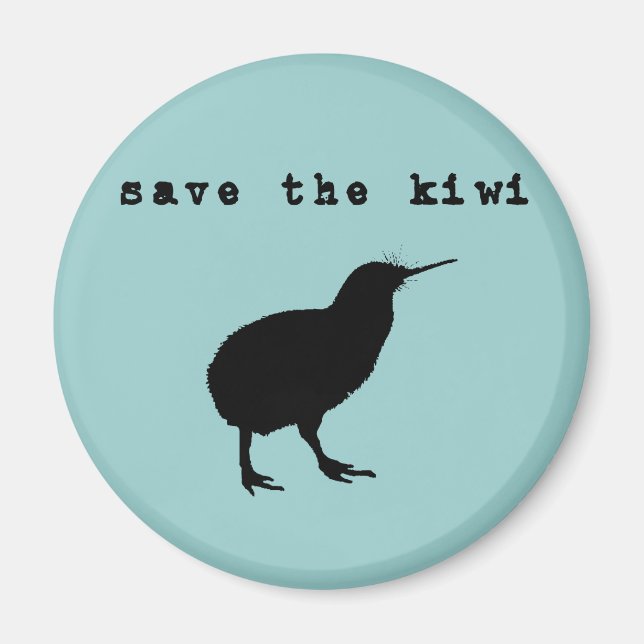 Rettet den Kiwi Magnet (Vorne)