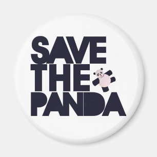 Rettet den Panda Bären Magnet