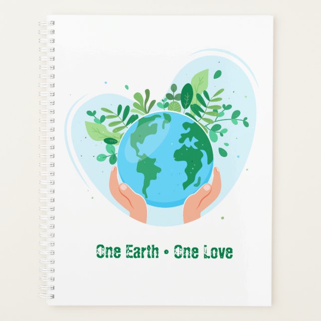 Rettet den Planeten! Eine Liebe Planer (Vorderseite)