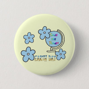 Rettet den Planeten-Erde-Globus Button
