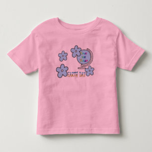 Rettet den Planeten-Erde-Globus Kleinkind T-shirt