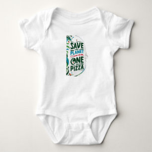 Rettet den Planeten, es ist der Einzige mit Pizza Baby Strampler