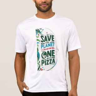 Rettet den Planeten, es ist der Einzige mit Pizza T-Shirt