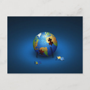 Rettet den Planeten Postkarte