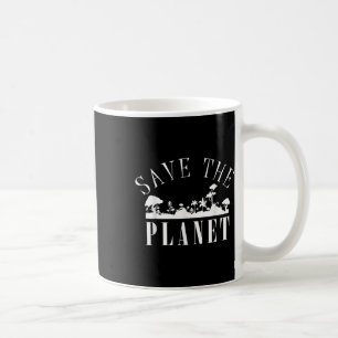 Rettet den Planeten-Umweltschutz-Tag Kaffeetasse