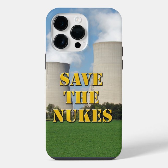 Rettet die Atomkraft iPhone 14 Pro Max Hülle (Rückseite)