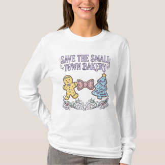Rettet die Bäckerei im kleinen Ort Elegant Pastell T-Shirt