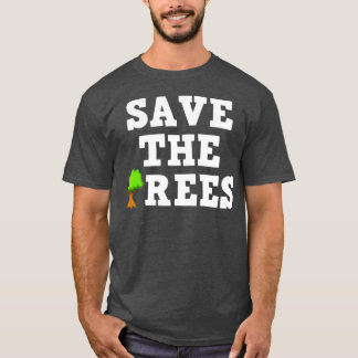 Rettet die Bäume Weihnachten T-Shirt