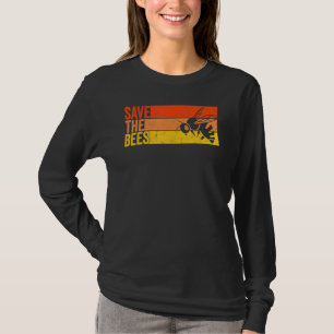 Rettet die Bienen Hummel Retro Imker T-Shirt