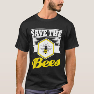 Rettet die Bienen Imker Bienenzucht Naturschutz T-Shirt