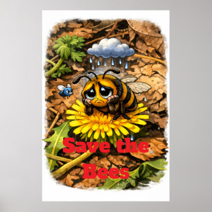 Rettet die Bienen Poster