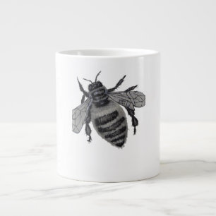 Rettet die Bienen: Realistische handgezeichnete Ho Jumbo-Tasse
