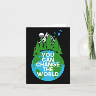 Rettet die Coolen Earth Day Liebhaber der Erde Karte