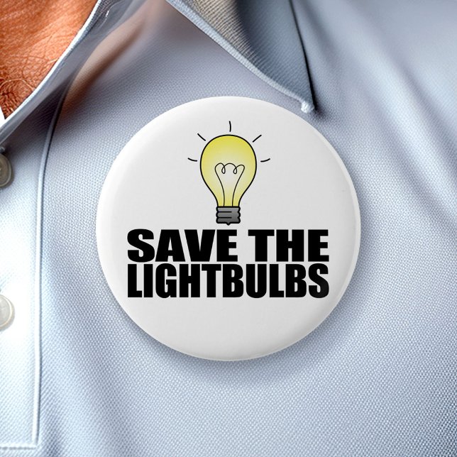 Rettet die Glühbirnen! Button (Von Creator hochgeladen)
